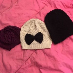Set of 3 Fall Beanies